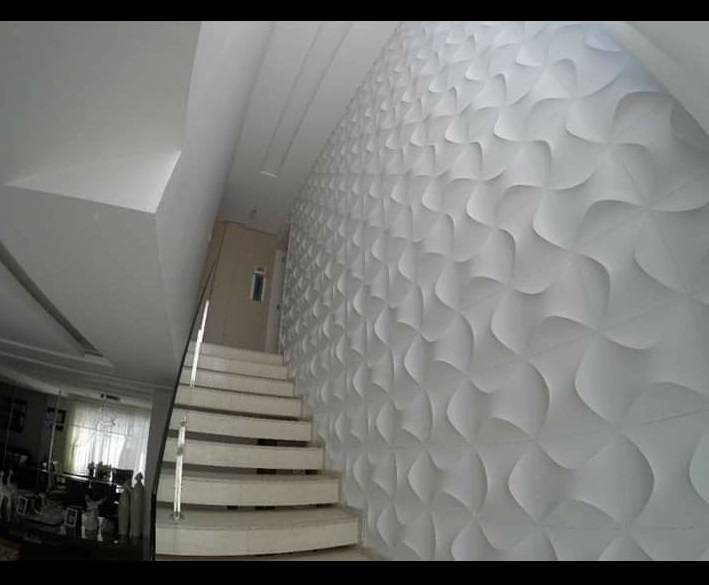 3D HIGH RELIEF WALL COVERING FOR STAIRS