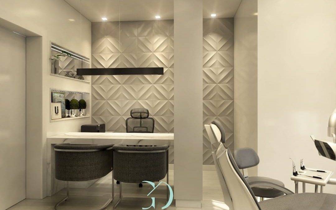 3D HIGH RELIEF WALL COVERING FOR CLINIC OR CONSULTATION ROOM